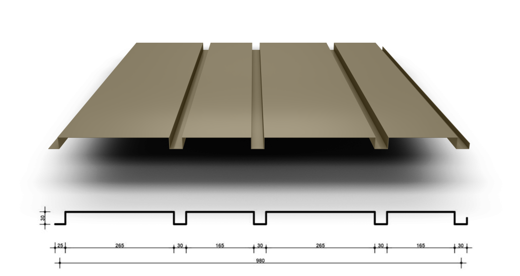 Boxprofiel B30/295-980