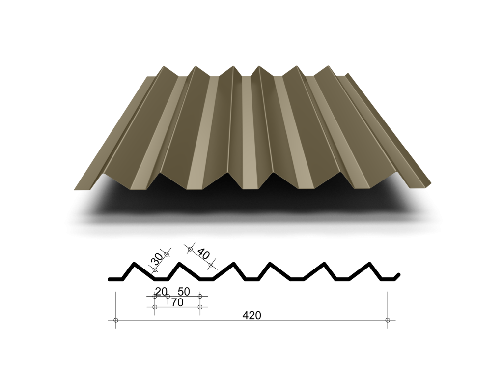 Zaagtandprofiel Z24/70-420