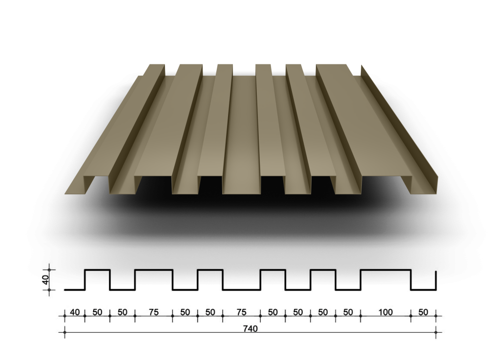 Boxprofiel B40/100-700